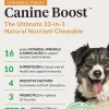 Ultimate Pet Nutrition Canine Boost Tablets Instant Nutrition Booster Dog Supplements - 60 Count