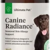 Ultimate Pet Nutrition Canine Radiance Tablets Seasonal Skin Allergy Support Dog Supplements - 30 Count