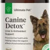 Ultimate Pet Nutrition Canine Detox Tablets Liver & Enviromental Support Dog Supplements - 30 Count