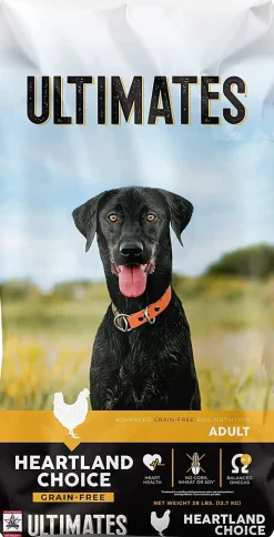 Ultimates Pro Pac Grain-Free Heartland Choice Chicken Meal Dry Dog Food - 28 Lbs