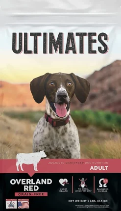 Ultimates Pro Pac Grain-Free Overland Beef Meal Dry Dog Food - 5 Lbs