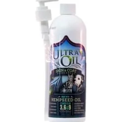 Ultra Oil Ultra Oil Skin & Coat Dog and Cat Health Supplements - 16 oz Bottle