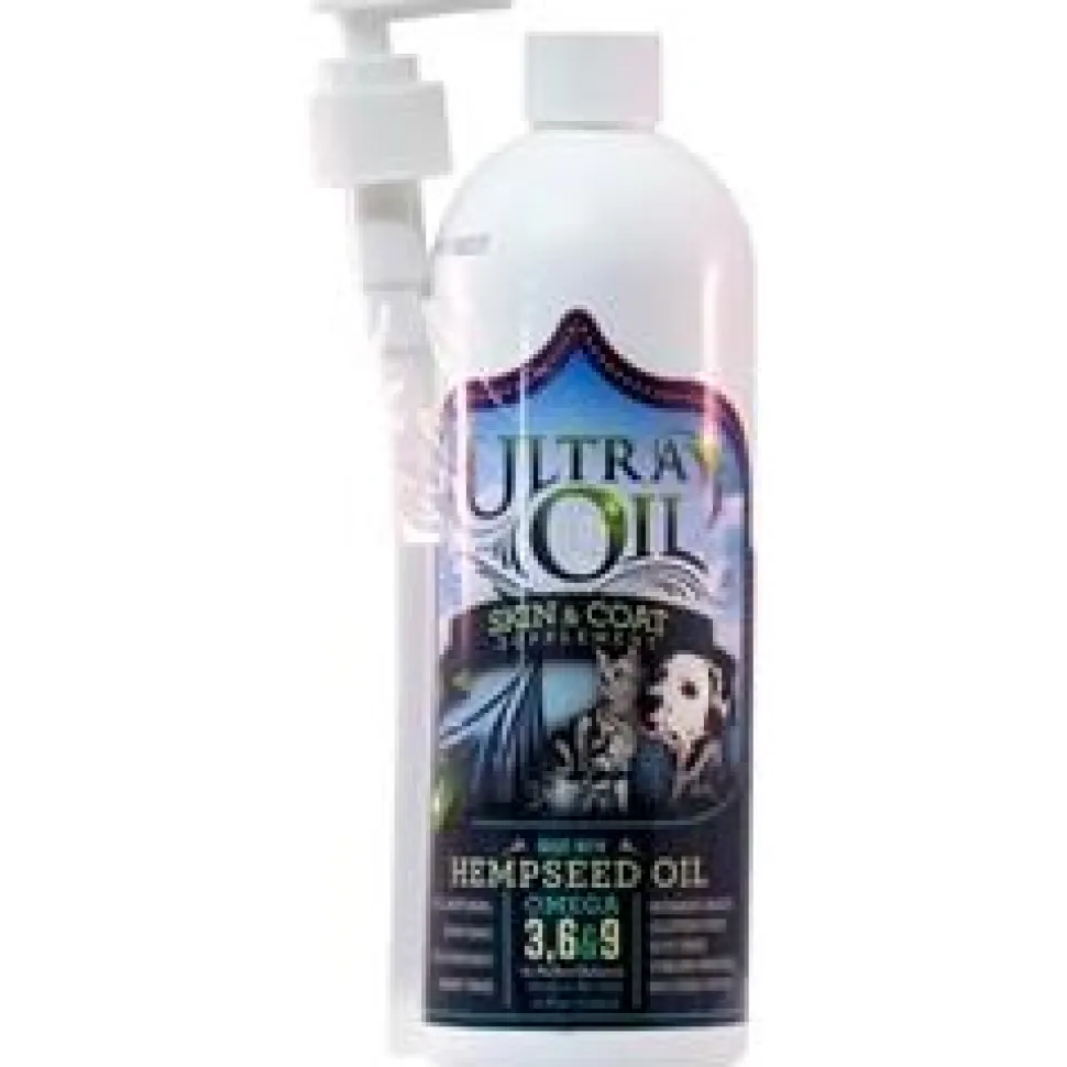 Ultra Oil Ultra Oil Skin & Coat Dog and Cat Health Supplements - 16 oz Bottle