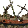 Underwater Treasures Broken Pirate Ship