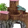 Underwater Treasures Castle with Plant