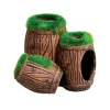 Underwater Treasures Mossy Barrel Hideout - Triple