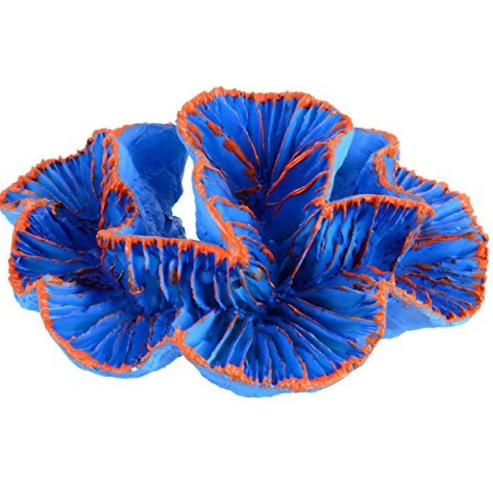 Underwater Treasures Open Brain Coral - Blue - Small
