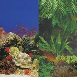 Underwater Treasures Sea Floor/Creeping Vines Reversible Background - 24" - Sold by the Foot - 50 Feet