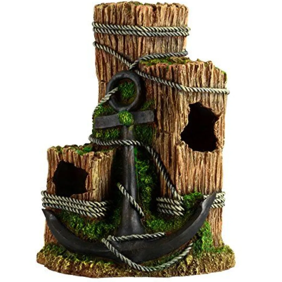 Underwater Treasures Wood with Anchor - Large