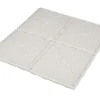 Van Ness Trackless Litter Mat Tiles Cat Mats - White - 4 Pack - 4 Count