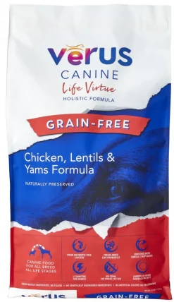 Verus Grain-Free Fresh Meat Formula Life Virtue (Chicken) Dry Dog Food - 25 lb Bag