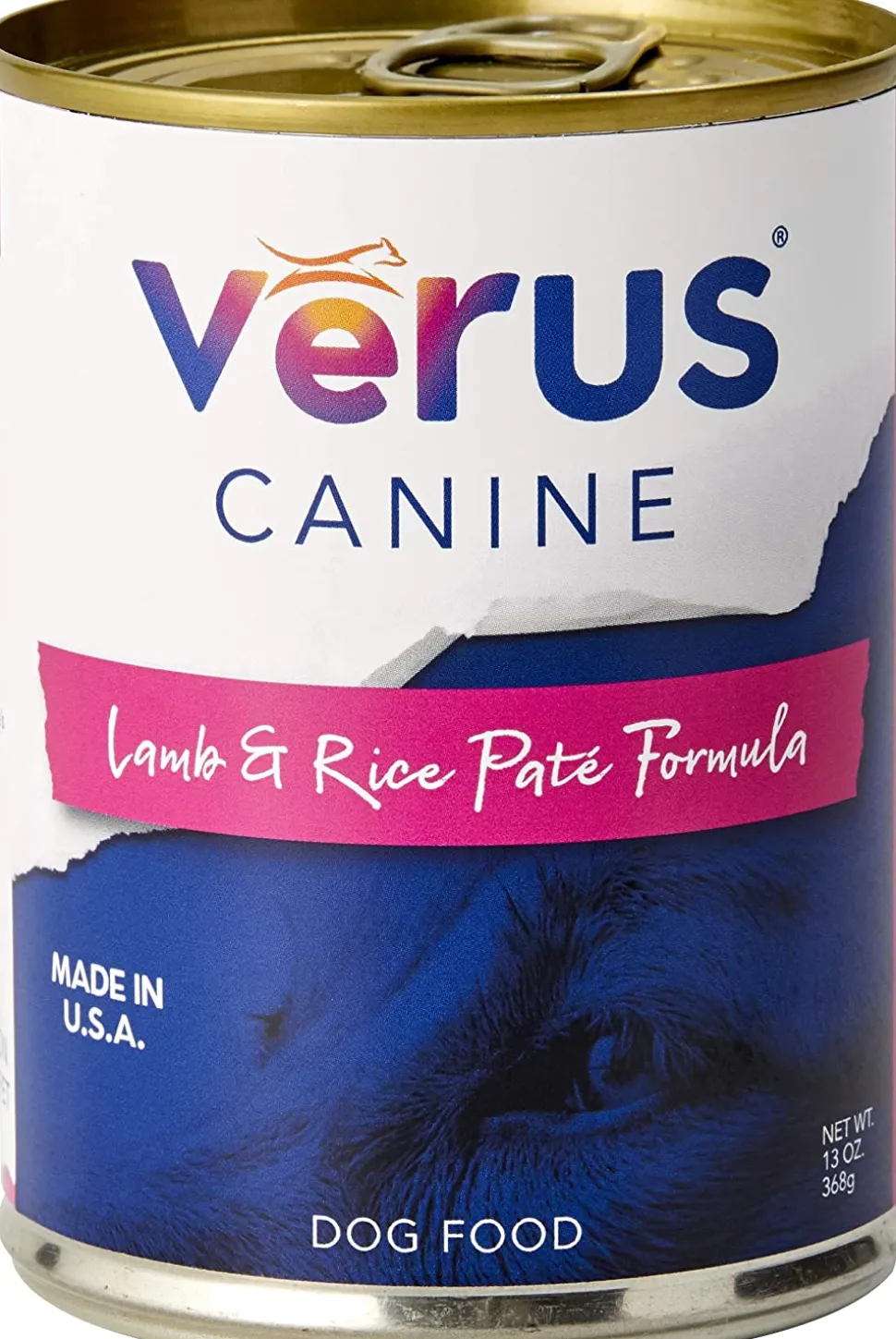 Verus Lamb & Rice Canned Dog Food - 13 oz Cans - Case of 12