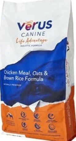 Verus Life Advantage Dry Dog Food Chicken Meal, Oats & Brown Rice Formula - 25 lb Bag