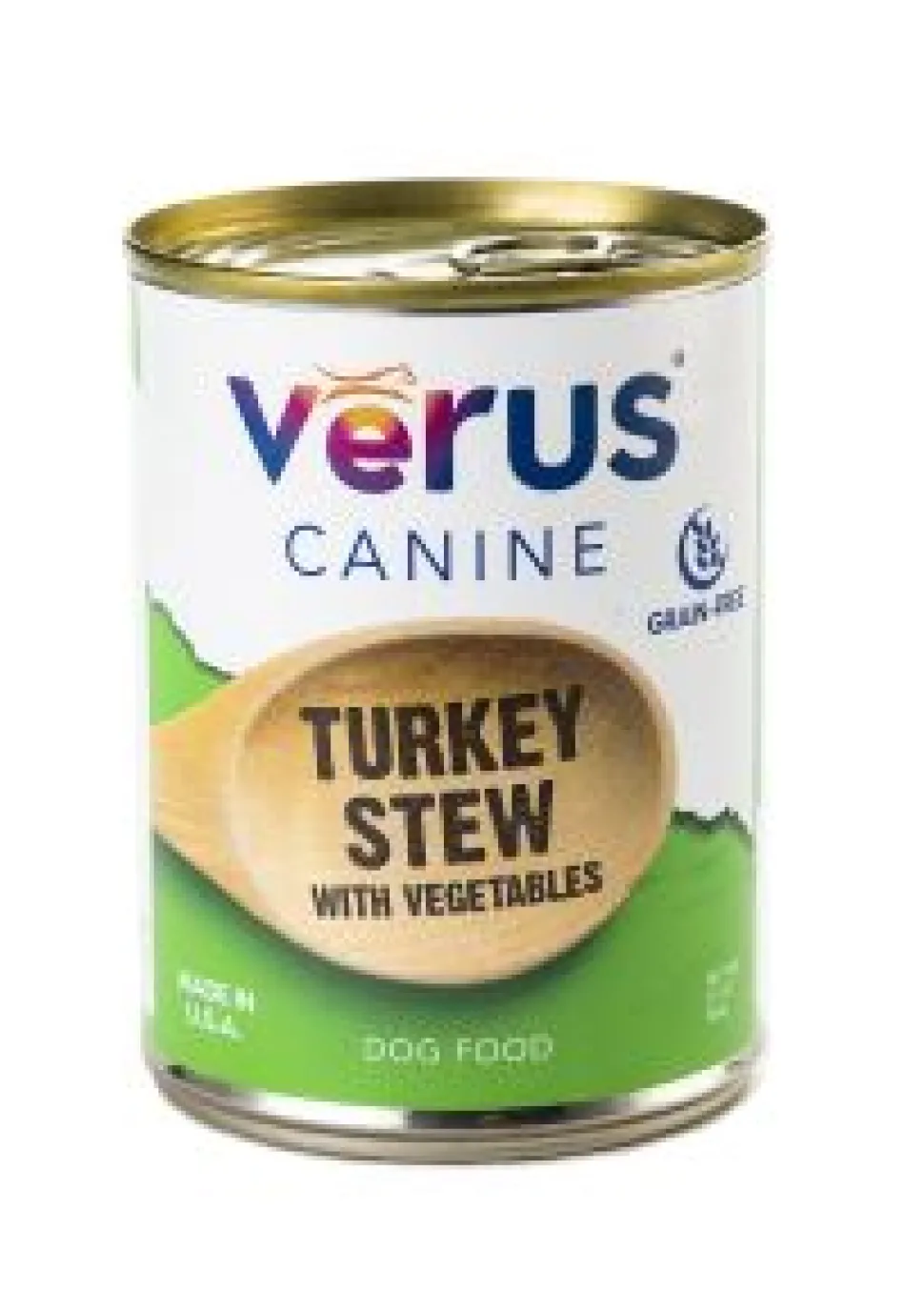 Verus Turkey Stew with Vegetables Canned Dog Food - 13 oz Can - Case of 12