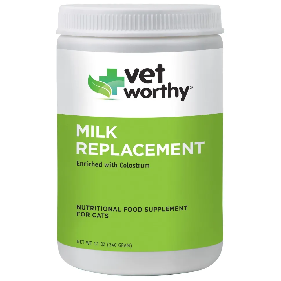 Vet Worthy First Aid Milk Replacement Powder Cat Healthcare - 12 oz Jar
