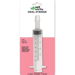 Vet Worthy First Aid Pet Oral Syringe Medical Dog Supplies - 35 cc
