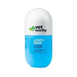 Vet Worthy Hemp Joint Soft Chew Chewable Dog Supplements - 30 ct Capsule Bottle