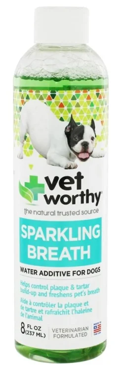Vet Worthy Sparkling Breath Dental Dog Care - 8 oz Bottle