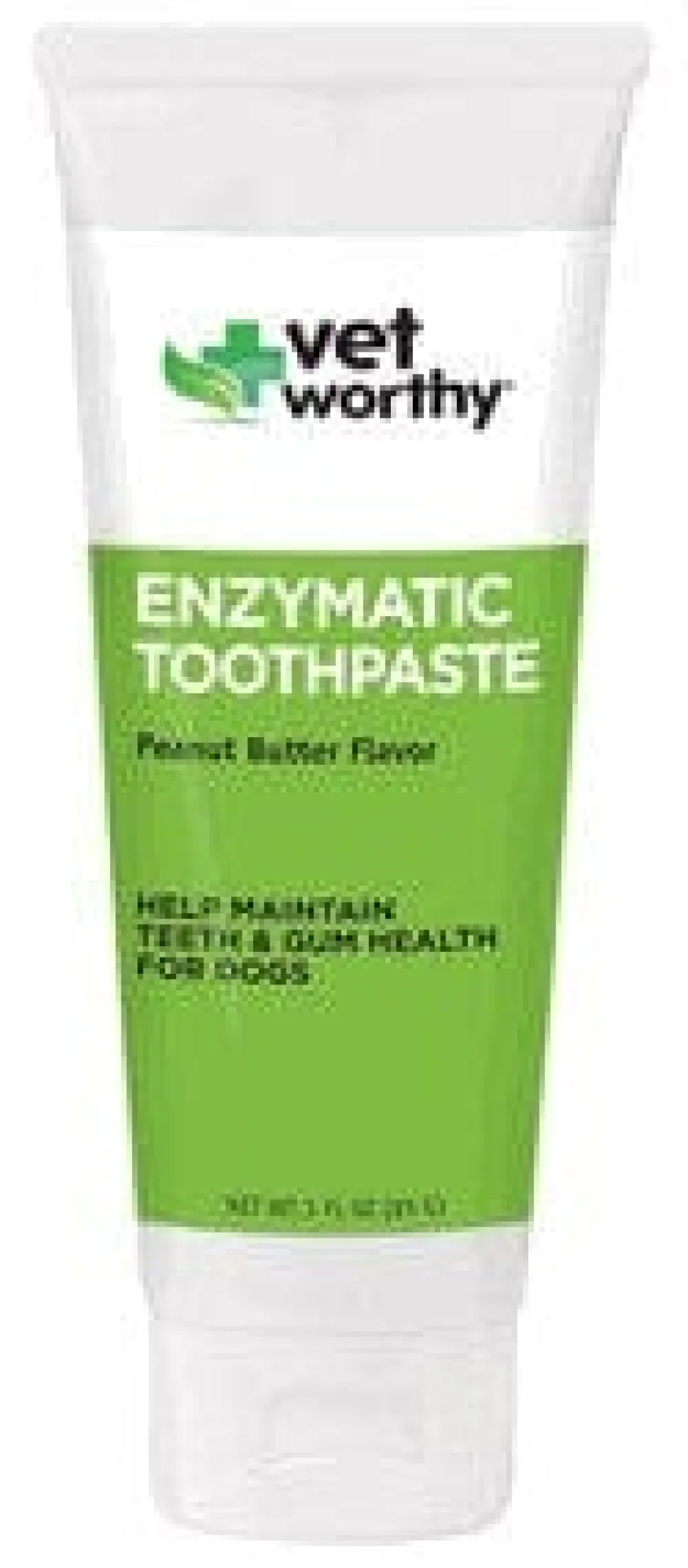 Vet Worthy Toothpaste (Peanut Butter Flavor) Dental Dog Care - 3 oz Paste Tube