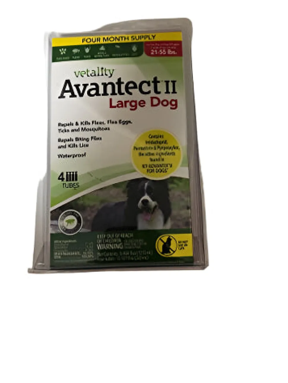 Vetality Avantect II Flea and Tick for Dogs - Large - 21 - 55 Lbs