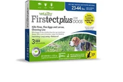Vetality Firstect Plus Flea and Tick for Dogs - 23 - 44 Lbs - 3 Pack