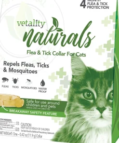 Vetality Naturals Flea & Tick Collar for Cats and Dogs - O/S