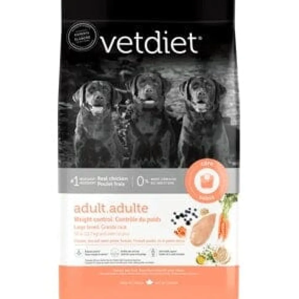 Vetdiet Large Breed Weight Control Dog Food Chicken & Rice Formula