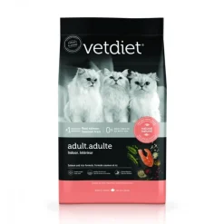 Vetdiet Salmon & Rice Formula Adult Indoor Dry Cat Food