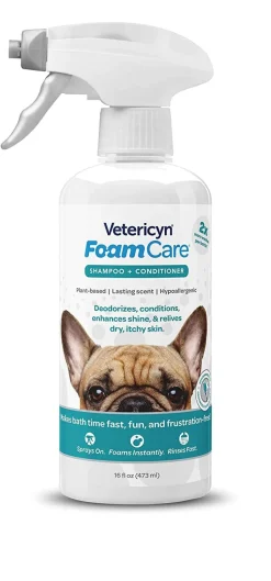 Vetericyn Foamcare Dog Shampoo & Conditioner - 16 Oz