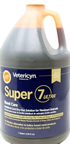 Vetericyn Super 7 Ultra Navel Care Veterinary Supplies Sprays/Daubers - 1 Gal