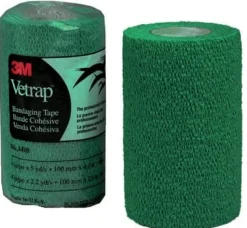 Vetrap Bandaging Tape - Hunter Green - 4 In X 5 Yd - 18 Pack