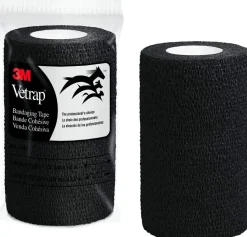 Vetrap Bandaging Tape Bulk - Black - 4 In X 5 Yd - 100 Pack