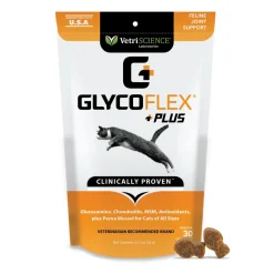 Vetriscience Labs GlycoFlex for Cats Hip and Joint Cat Supplements - 30 ct Pouch