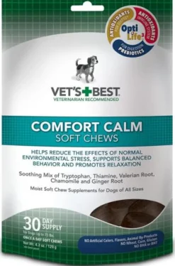 Vet's Best Comfort Calm Soft Chew Dog Supplements - 4.2 Oz - 30 Count