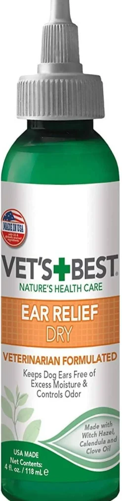 Vet's Best Dog and Cat Dry Ear Relief - 4 oz