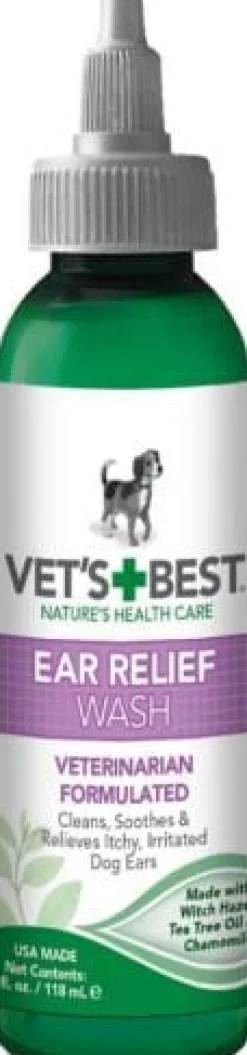 Vet's Best Dog and Cat Ear Wash Relief - 4 oz