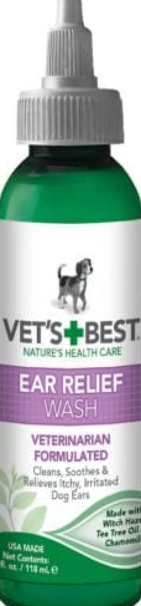 Vet's Best Dog and Cat Ear Wash Relief - 4 oz