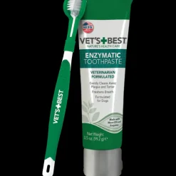 Vet's Best Enzymatic Gel Toothpaste and Toothbrush Dental Care Kit - 3.5 Oz
