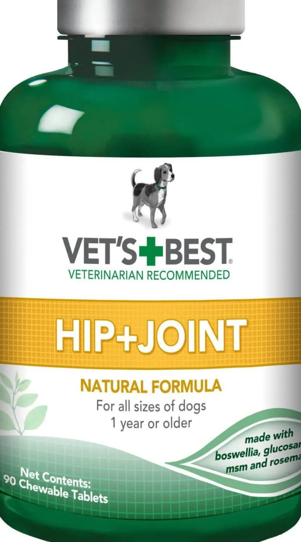 Vet's Best Level 1 First Step Hip & Joint Dog Supplements - 90 Tablets