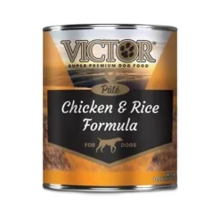 Victor Chicken & Rice Pate Canned Dog Food - 13.2 oz - Case of 12