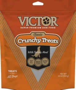 Victor Crunchy Dog Treats with Turkey - 14 oz