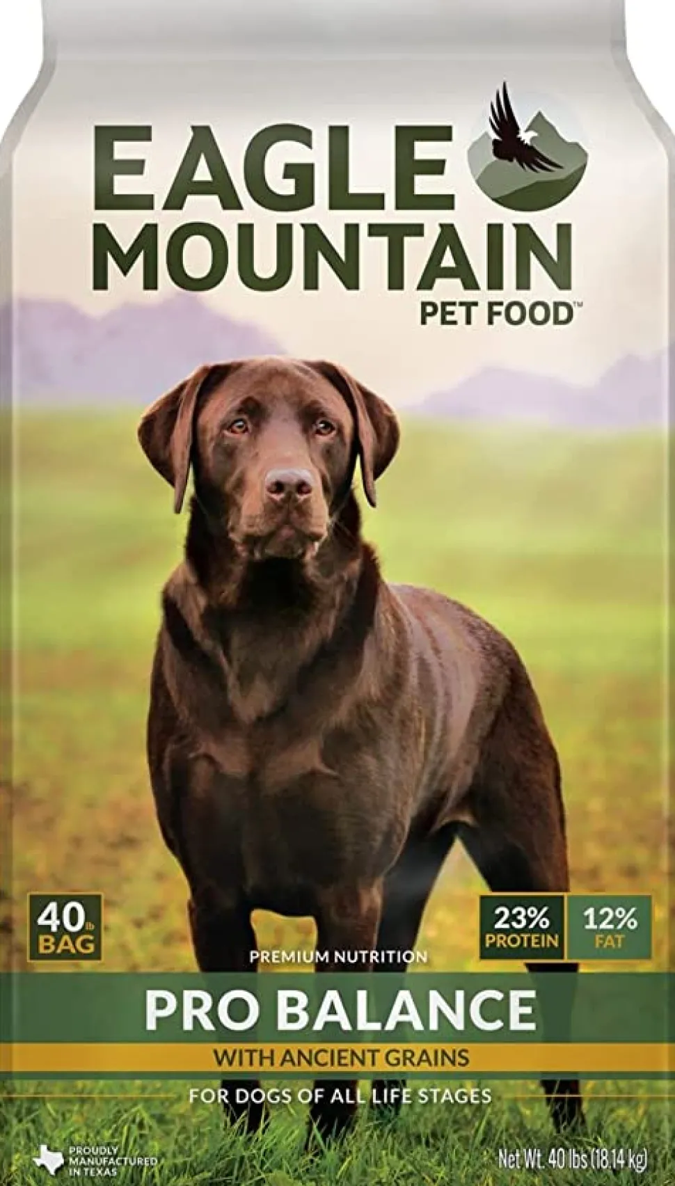 Victor Eagle Mountain Pro Balance Dry Dog Food - 40 lb Bag