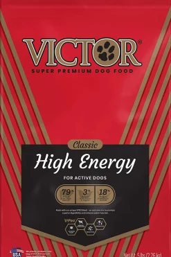 Victor High Energy Formula Dry Dog Food - 5 lb Bag