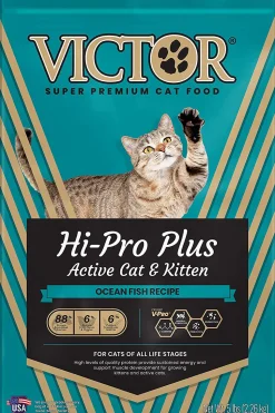 Victor Hi-Pro Plus Active Cat & Kitten Dry Cat Food - 5 lb Bag