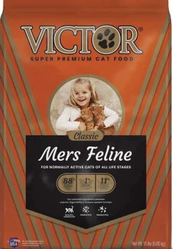 Victor Mer's Classic Feline Dry Cat Food - 15 lb Bag