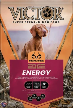 Victor Realtree Edge Energy Dry Dog Food - 15 lb Bag