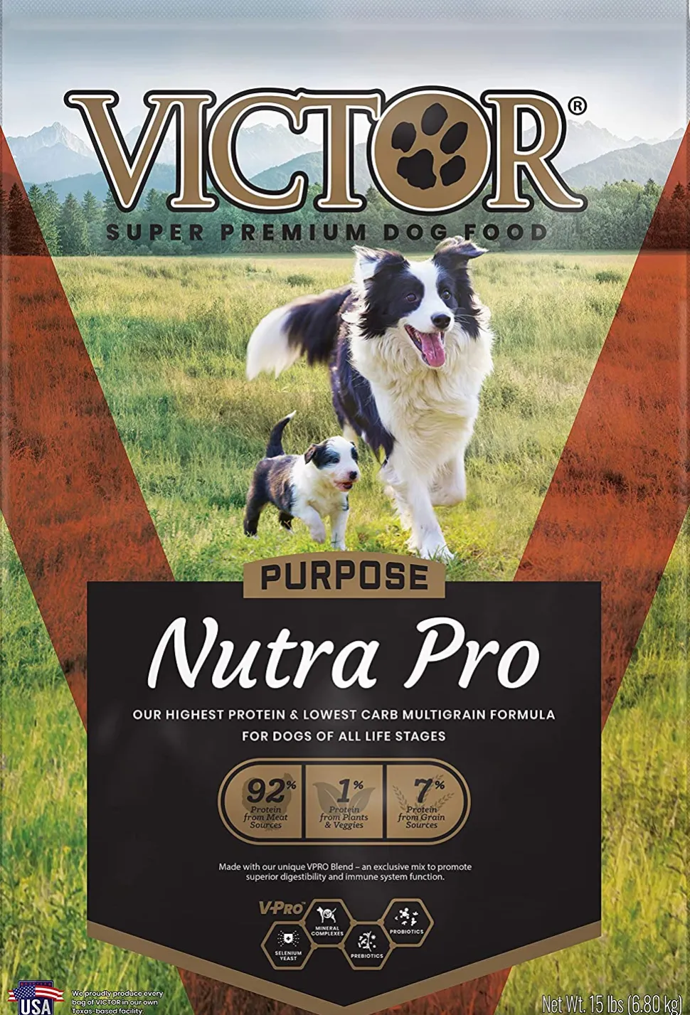 Victor Select Nutra Pro Formula Dry Dog Food - 15 lb Bag