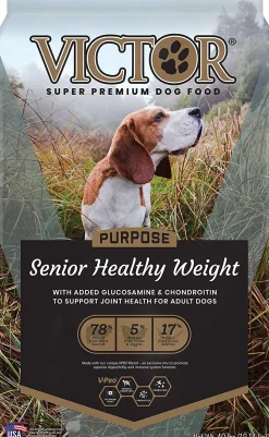Victor Select Senior/Healthy Weight Dry Dog Food - 40 lb Bag
