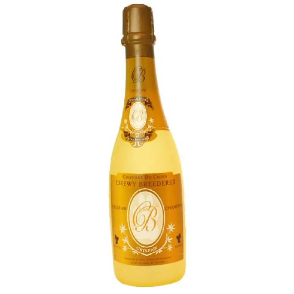 VIP Pet Products Silly Squeakers Crispaw Wine Bottle Squeak and Chew Dog Toy