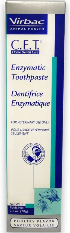 Virbac C.E.T. Enzymatic Pet Toothpaste Poultry Flavor for Dogs and Cats